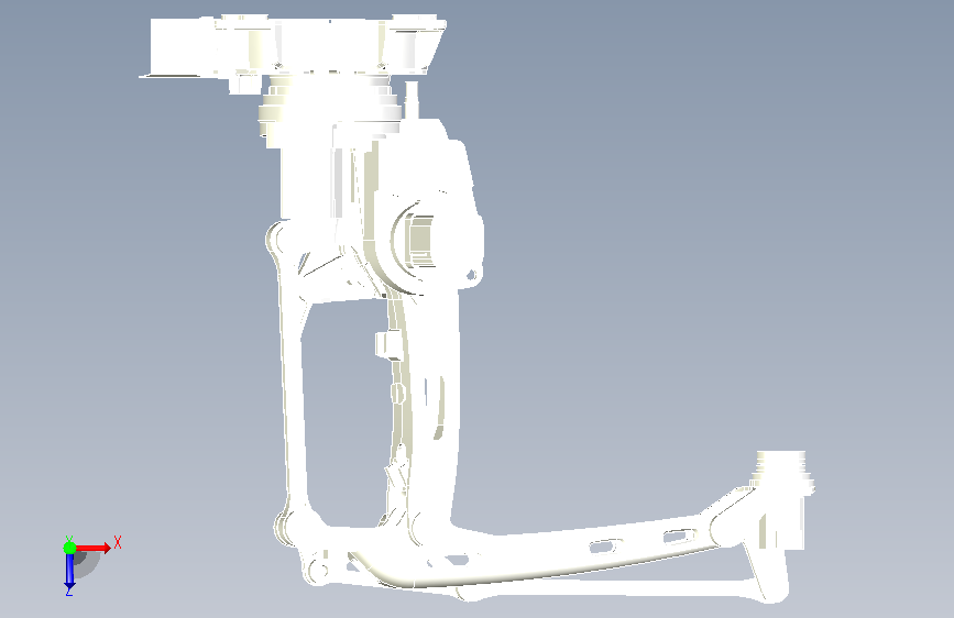 ABB IRB460机器人装配体 俯视图
