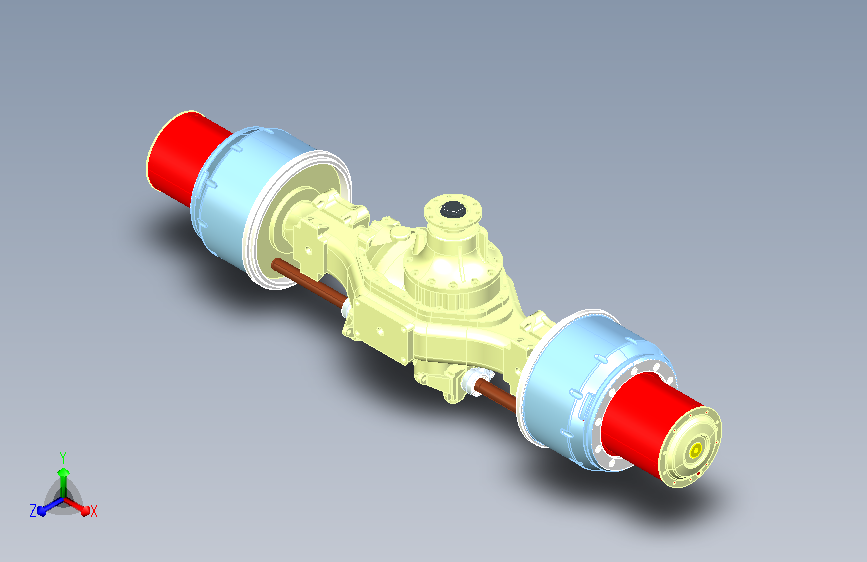 catia北方奔驰后桥设计