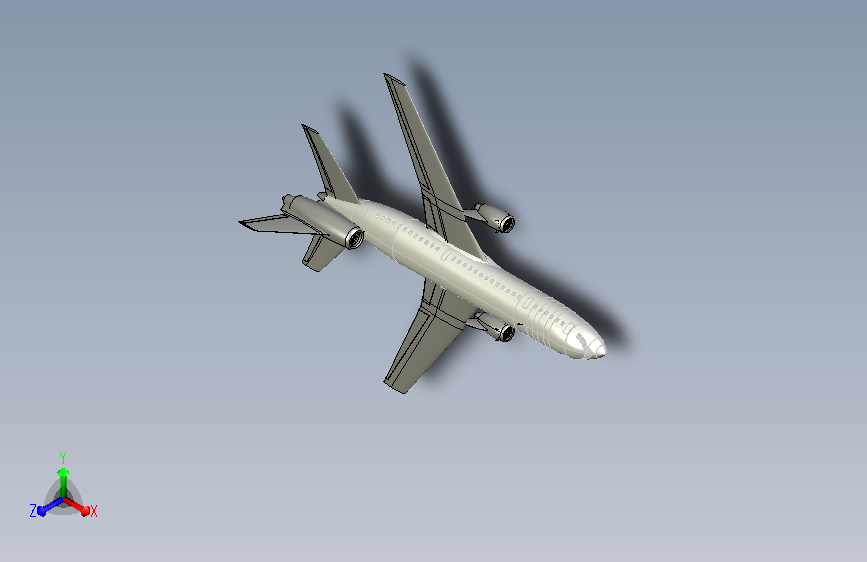 DC10大型客机飞机