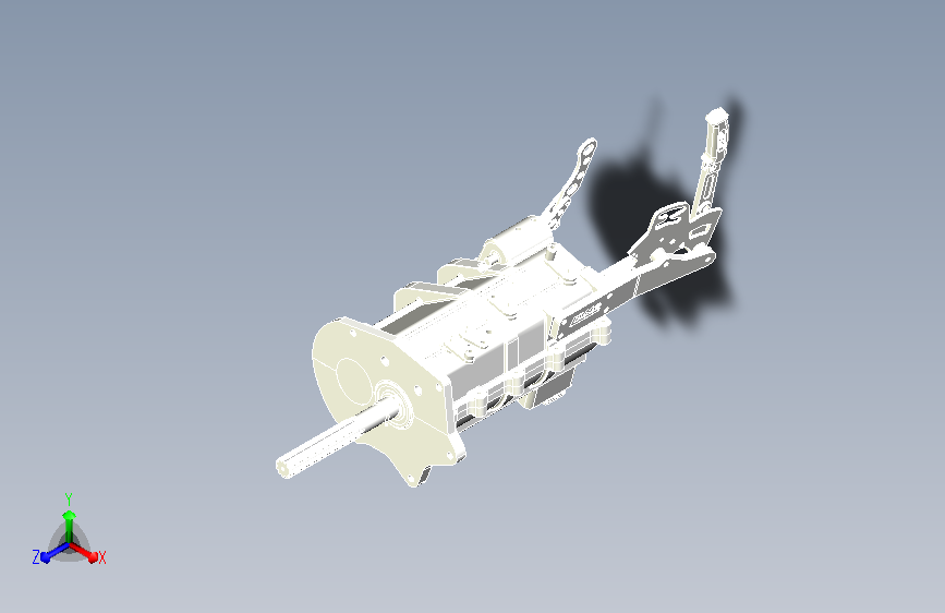 GF2400齿轮传动4速变速器设计模型