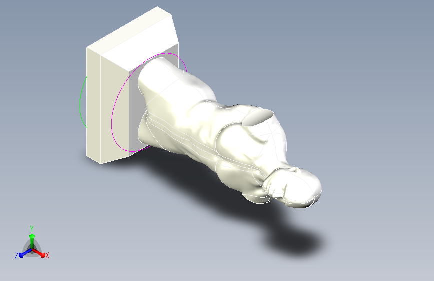 UG人体模型（含刀路）