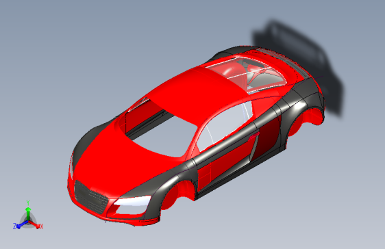 奥迪r8汽车模型