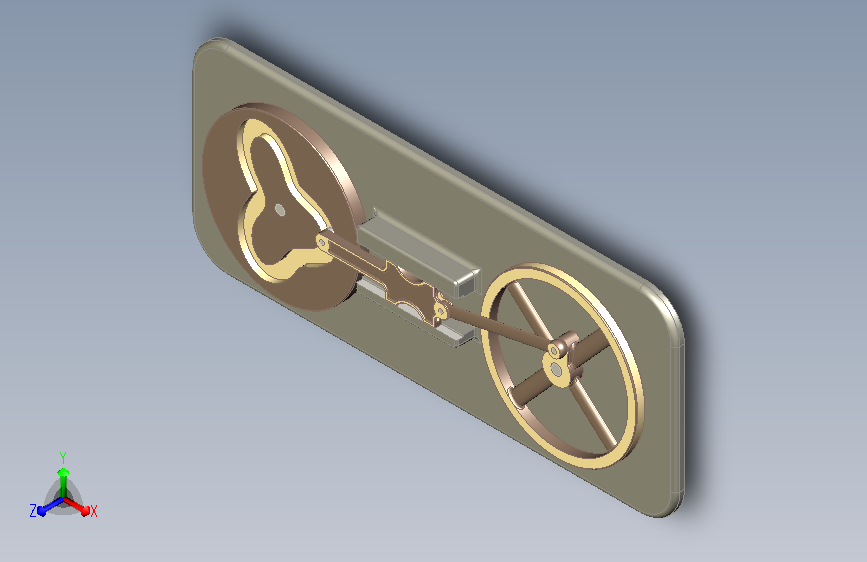 摆动凸轮机构inventor模型