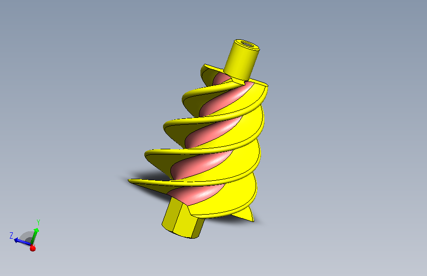 多功能研磨螺丝模型