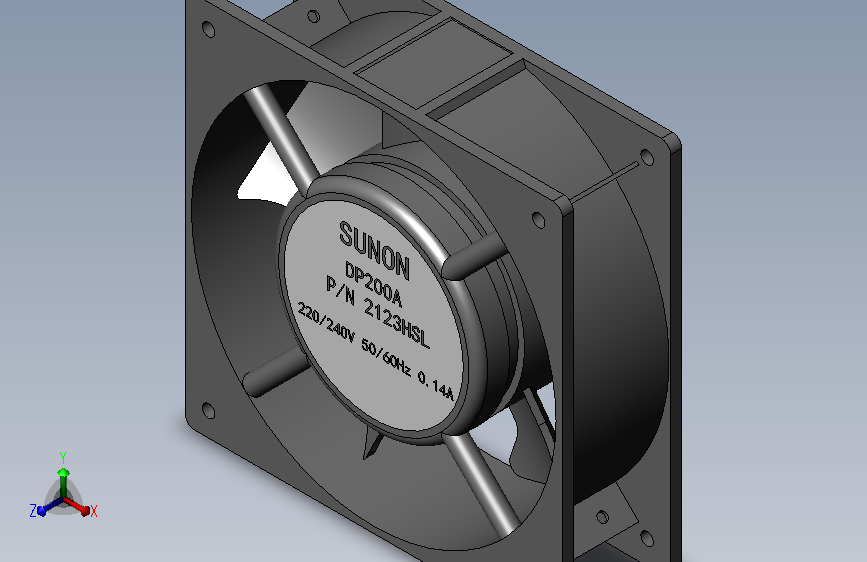 电箱风扇DP200A(120X120)