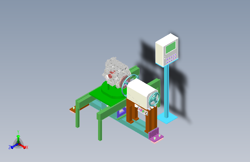 北汽汽车发动机飞轮三轴拧紧机