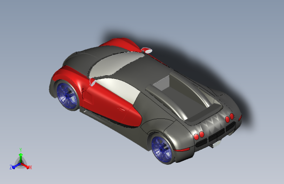 布加迪威龙超跑模型