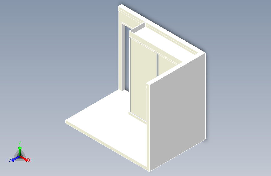 超大卧室衣柜SolidWorks模型
