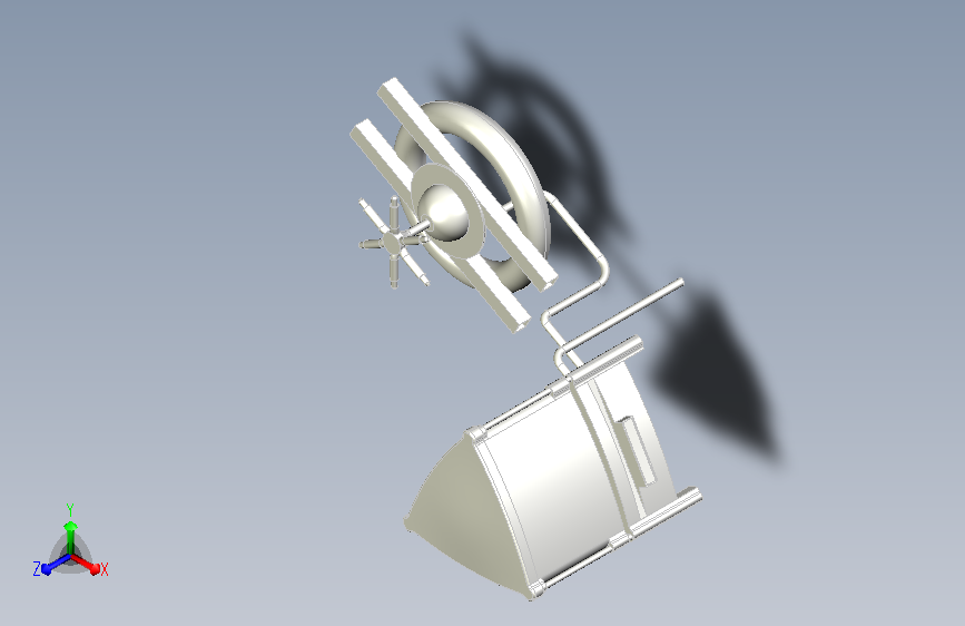 池塘自动喂养产品设计及三维模型