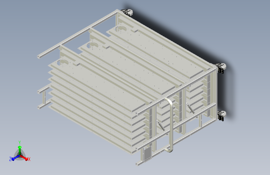 出风转接板工装车