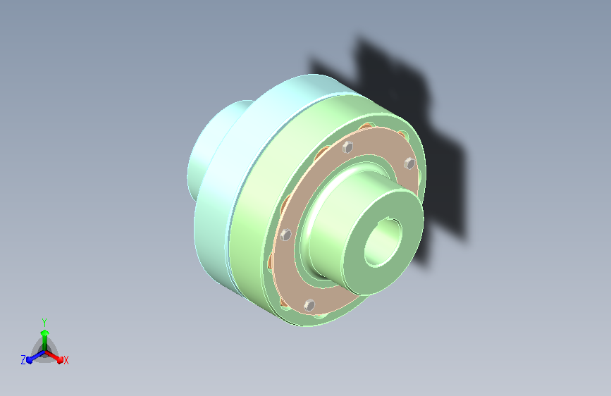 弹性柱销联轴器 LX6 60X122-70X137(圆弧销基准)