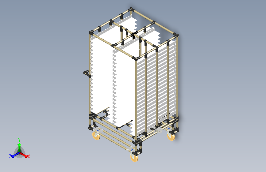 导风板,物料周转车