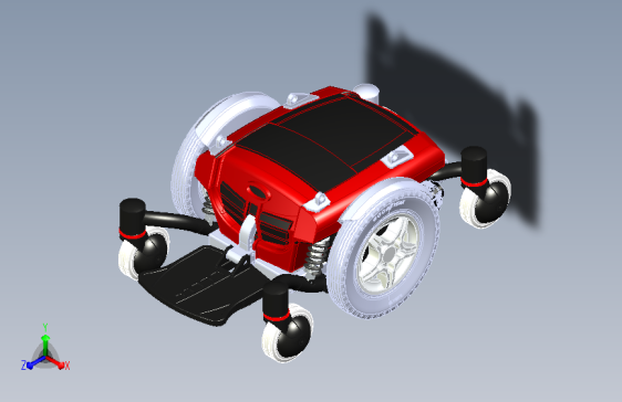 电动轮椅 代步车动力结构