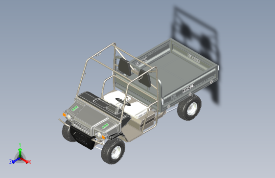 电动农用车 尺寸完整