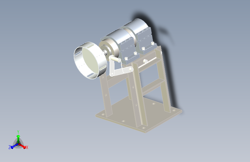 电主轴高速旋转台架