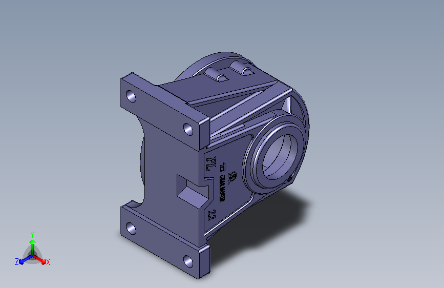 东力电机3D模型-0.2KW