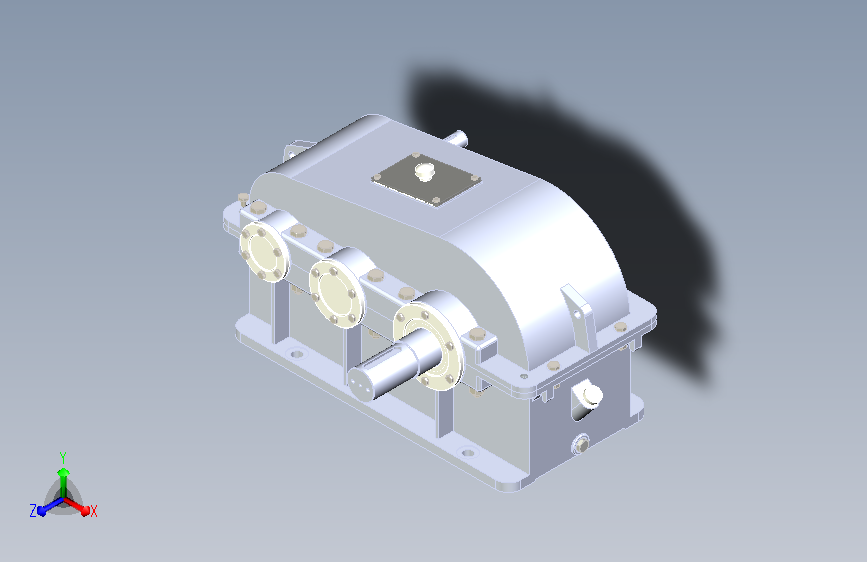 二级直齿圆柱齿轮减速器