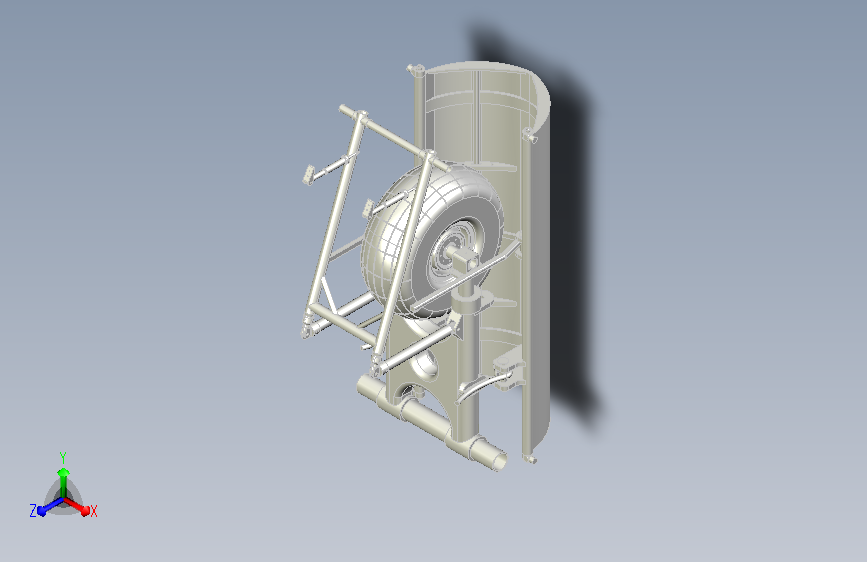 飞机起落架机总成 02