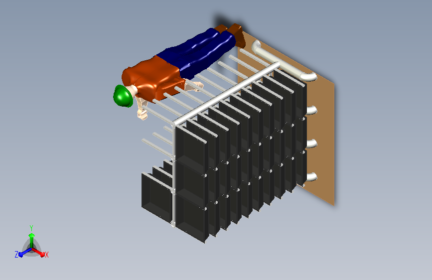 钢构载物架、筐体摆放架