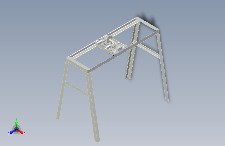 工厂自制行车SW模型