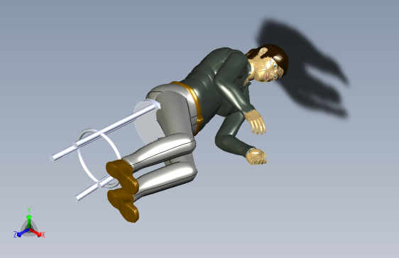 工程人体模型（坐姿）