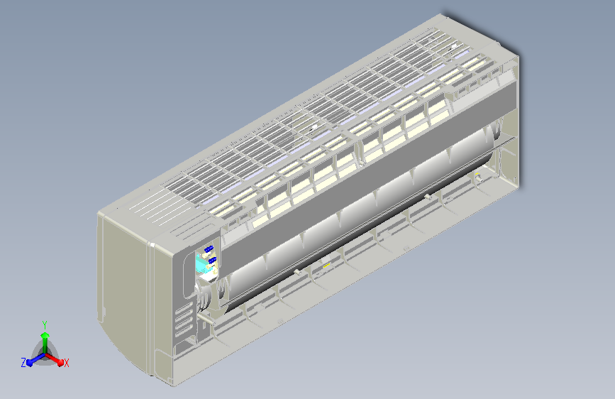 挂机空调内部结构