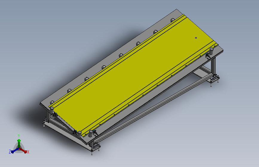 钢板放置定位平台
