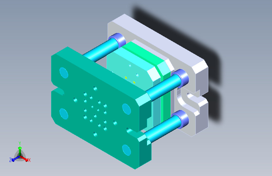 光盘CD的自动冲压模具