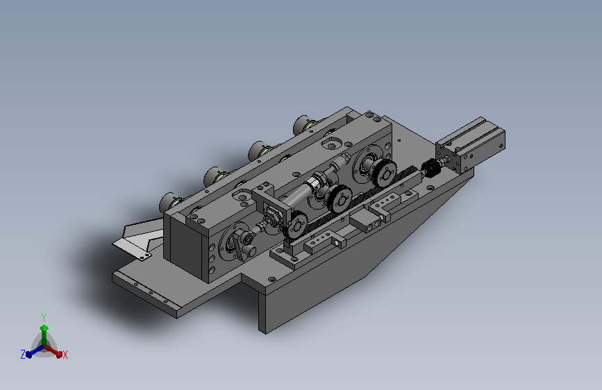 基于齿轮齿条的摆动机构