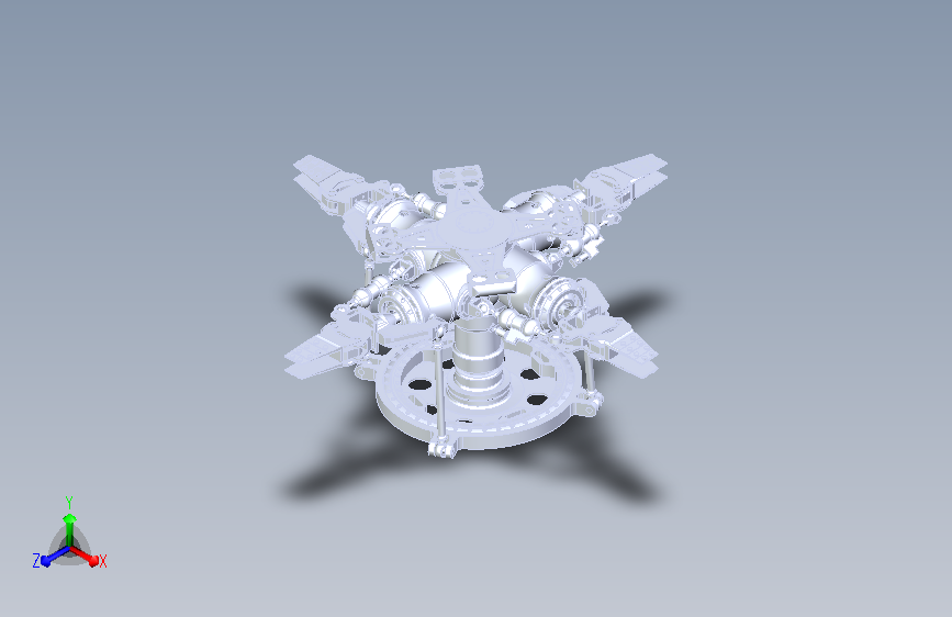 黑鹰直升机的主旋翼头组件