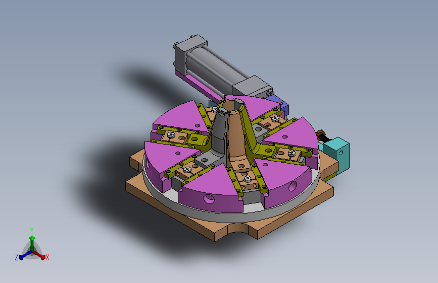基于凸轮原理的张开机构