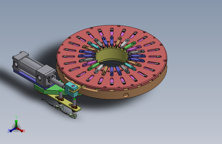 基于凸轮原理的压合机构