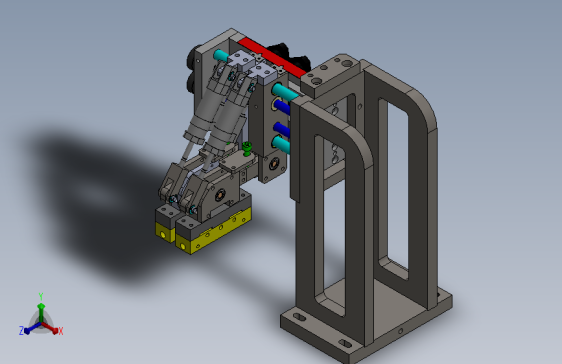 手动调宽的翻转机构