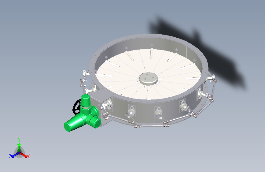 会动的涡轮减震器