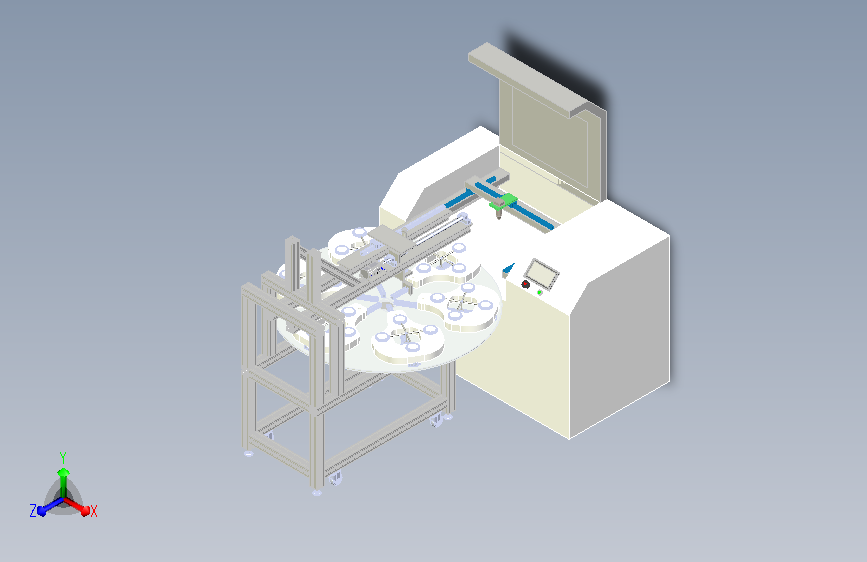 激光剪水口-分度盘方案