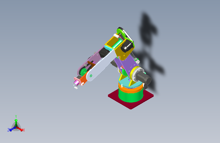 简单6轴机械手臂