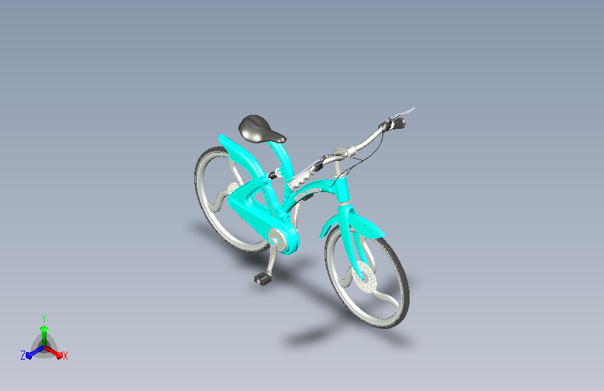 脚踏车自行车模型