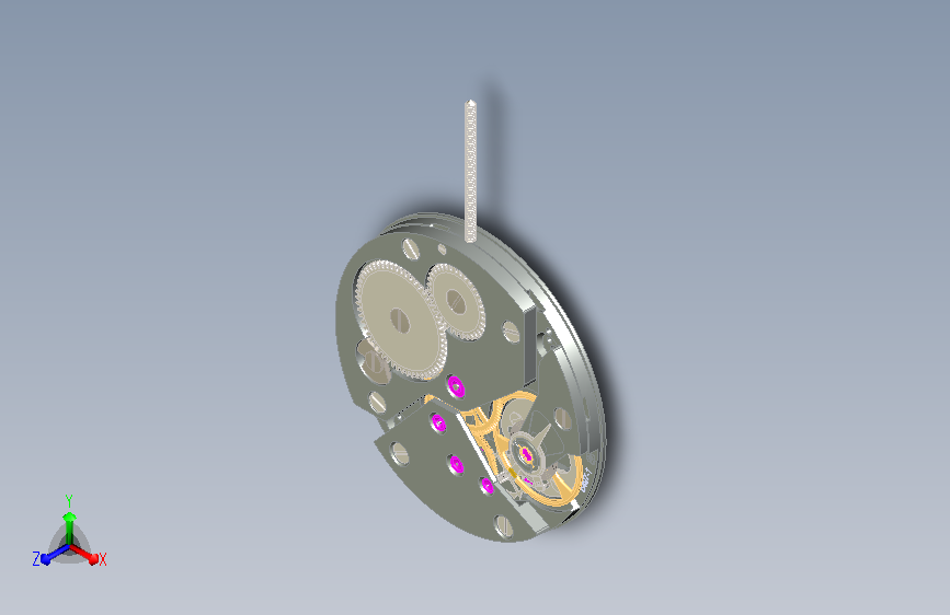 经典传动之手表机芯传动原理