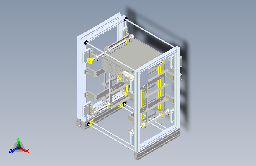 可调整循环升降机