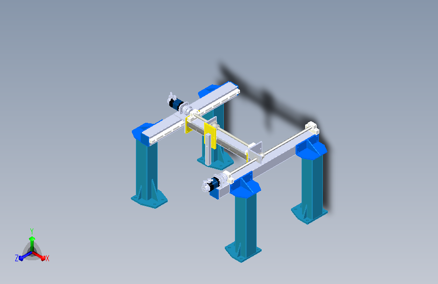 龙门式机器人设计模型