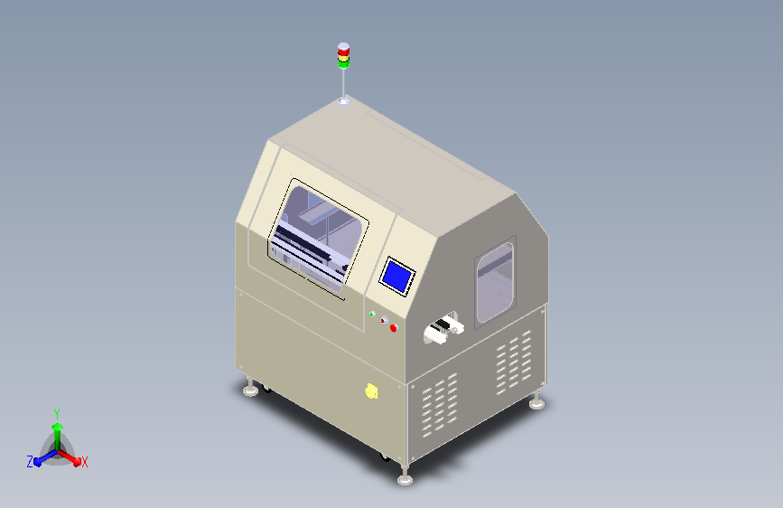 某贴片机龙门式外壳总装