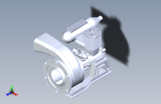 内燃机驱动通风机