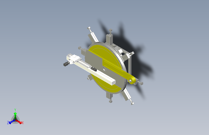 内支撑旋风车床