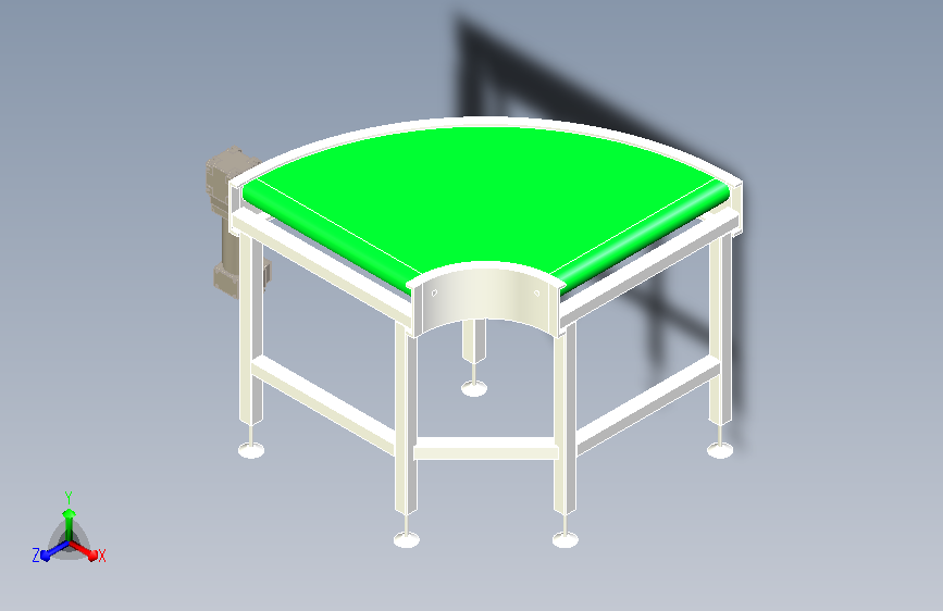 皮带式弯道输送机