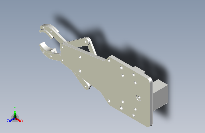 气压机械手装配体