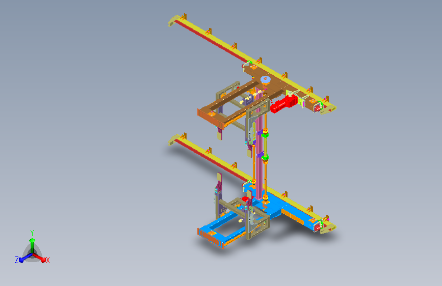 汽车总装线升降滑动导轨