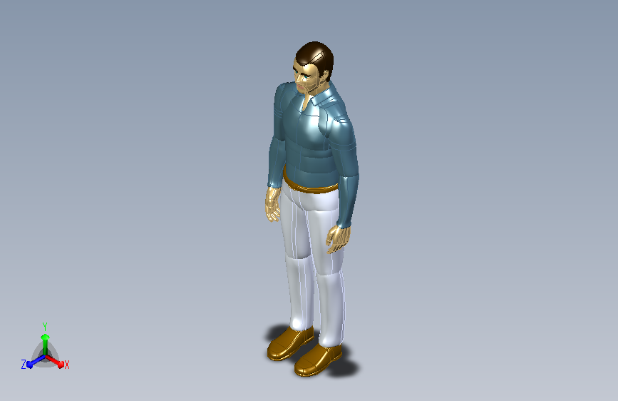 人体姿势标准立式