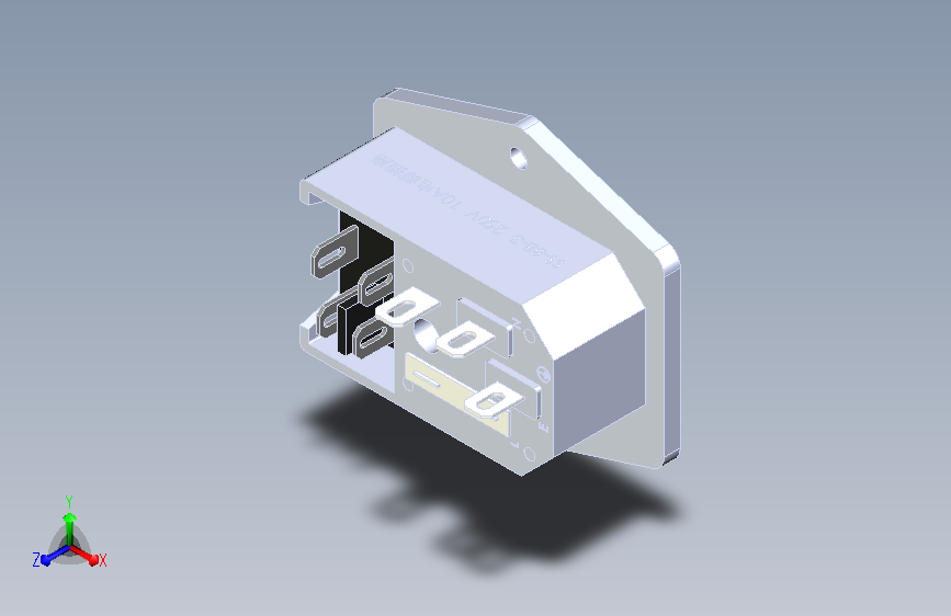 三合一组合式船型开关