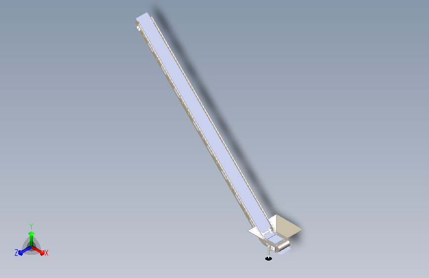 食品专用提升机模型
