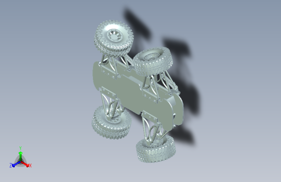 四轮驱动四轮转向越野车前后桥总成